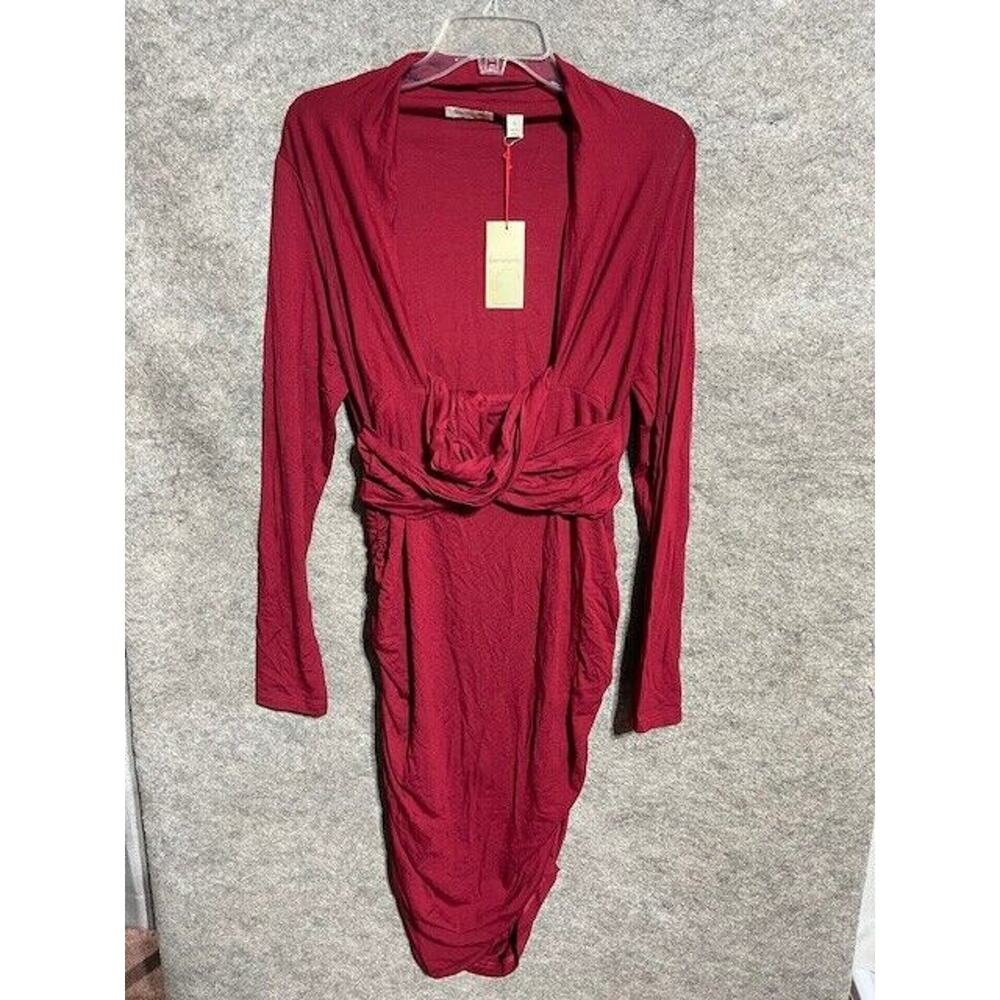 Ripe Maternity Cross Your Heart Harper Nursing Dress XL Y2K Date Night Layering